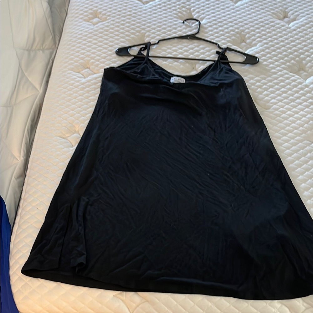 Elegant Black Slip Dress